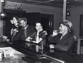 RUSSELL LEE (1903-1986) Saturday night in a saloon, Craigville, Minnesota * Farm Family after evening meal, Pie Town, New Mexico * Wome